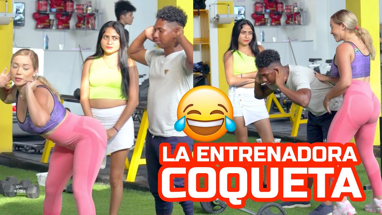 La entrenadora coqueta 🥵😂
