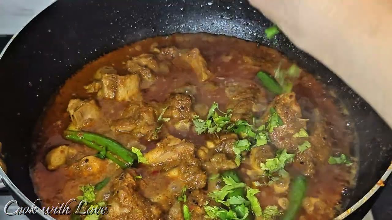 Restaurant style achar gosht @cookwithlove254 