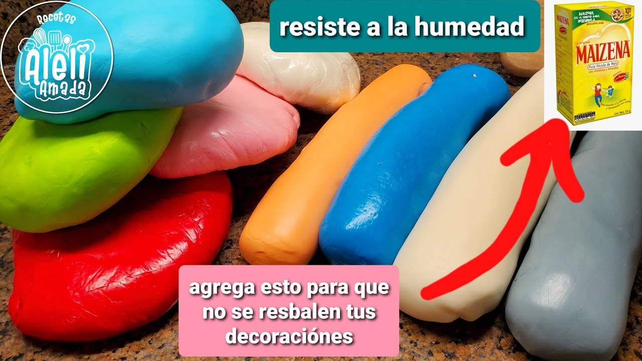 El mejor FONDANT casero con fécula de maíz y malvaviscos RESISTENTE A LA HUMEDAD
