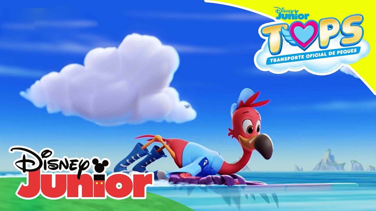 T.O.P.S. Transporte Oficial de Peques: Surfeando | Disney Junior Oficial