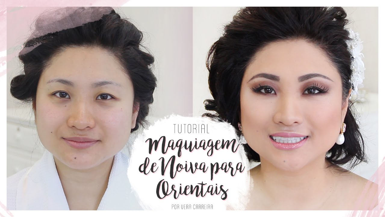 Tutorial de maquiagem: Noiva e Festa para Orientais!