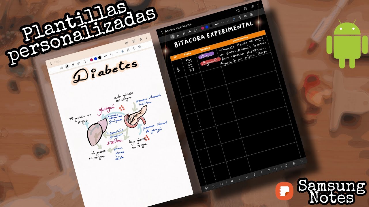 Plantillas personalizadas para Samsung notes (modo nocturno y más) 😲