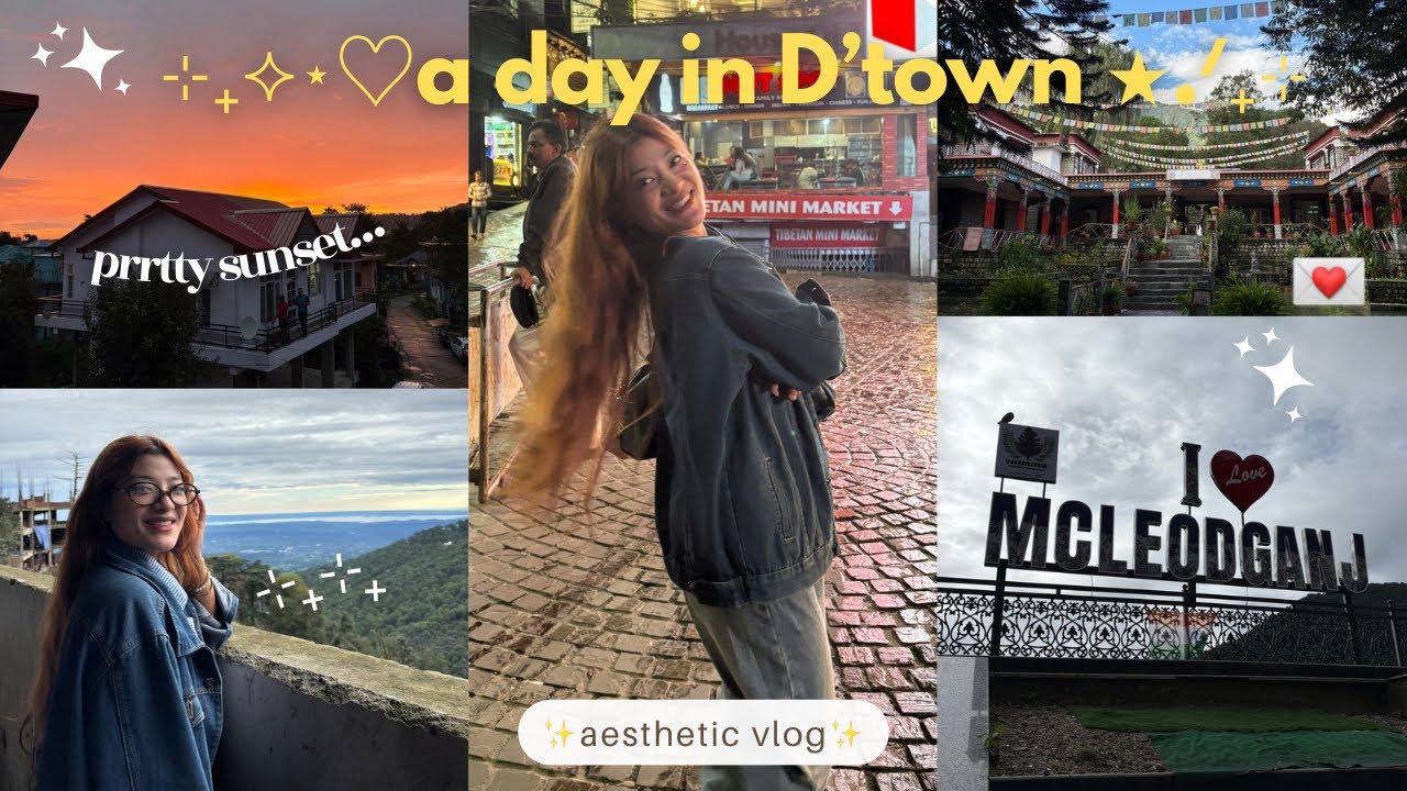Just a another day in D’town🌟|| Mela in Dhasa🎡|| Cafe hopping☕️ #tibetanvlogger 