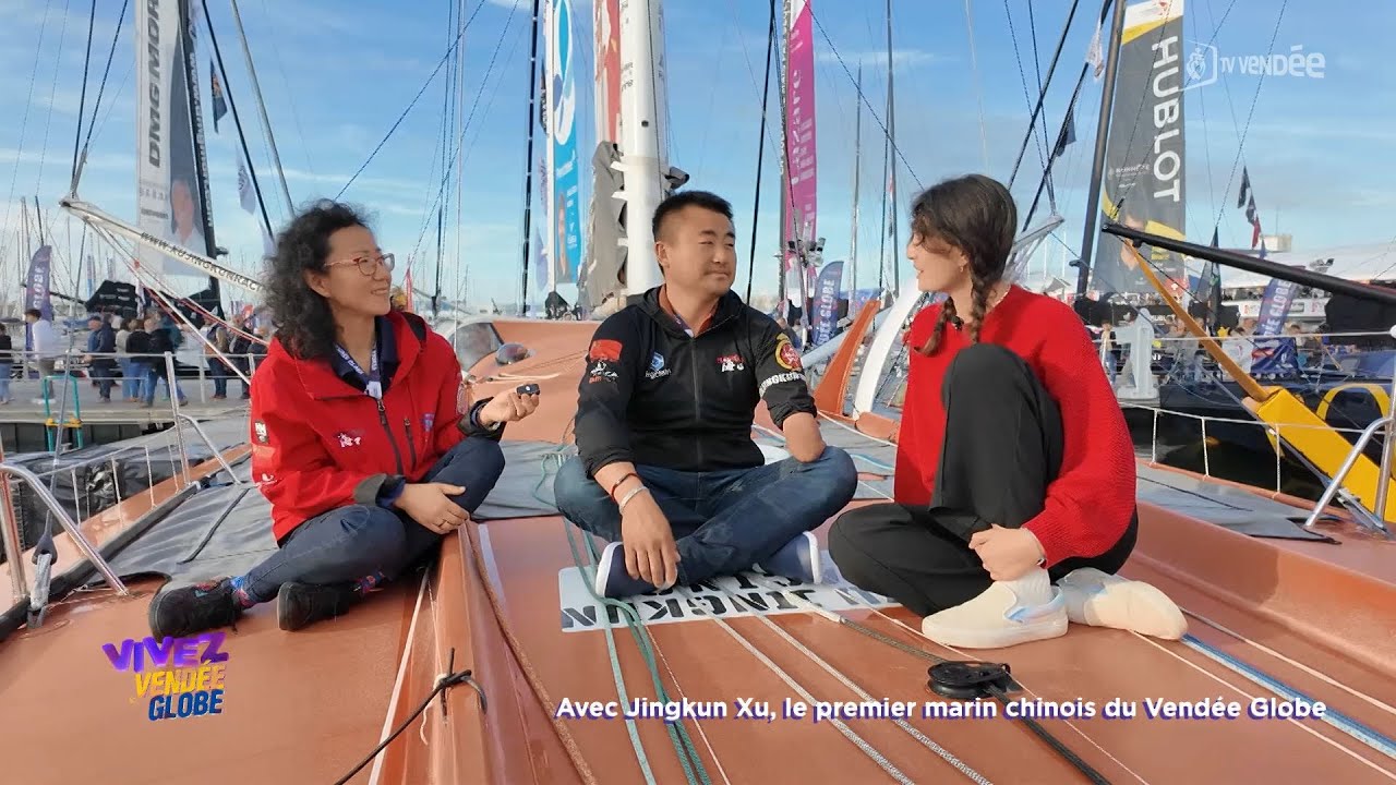 Vivez la Vendée : Amputé d'un bras, il est le premier marin chinois du Vendée Globe