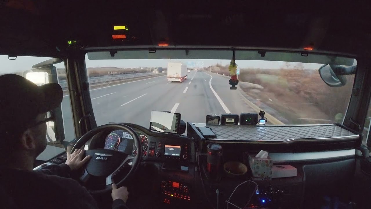 Silent Driving !! | MAN 18.440 | ARROUND DRESDEN | AUTOBAHN  A13 == A4 == A17