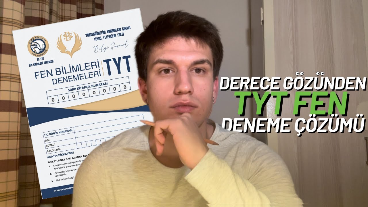 TYT FEN DENEME ÇÖZÜMÜ! DERECE ÖĞRENCİSİ POV