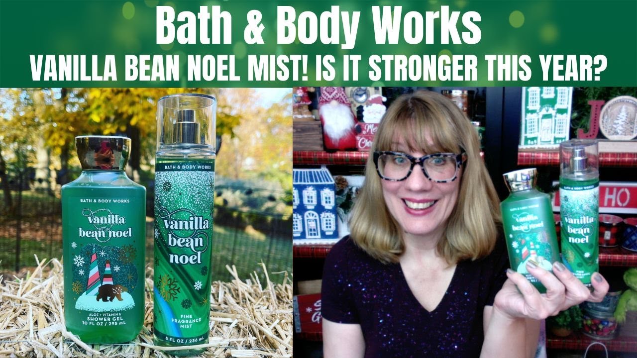 Bath & Body Works Vanilla Bean Noel Mist! Is It Stronger This Year?