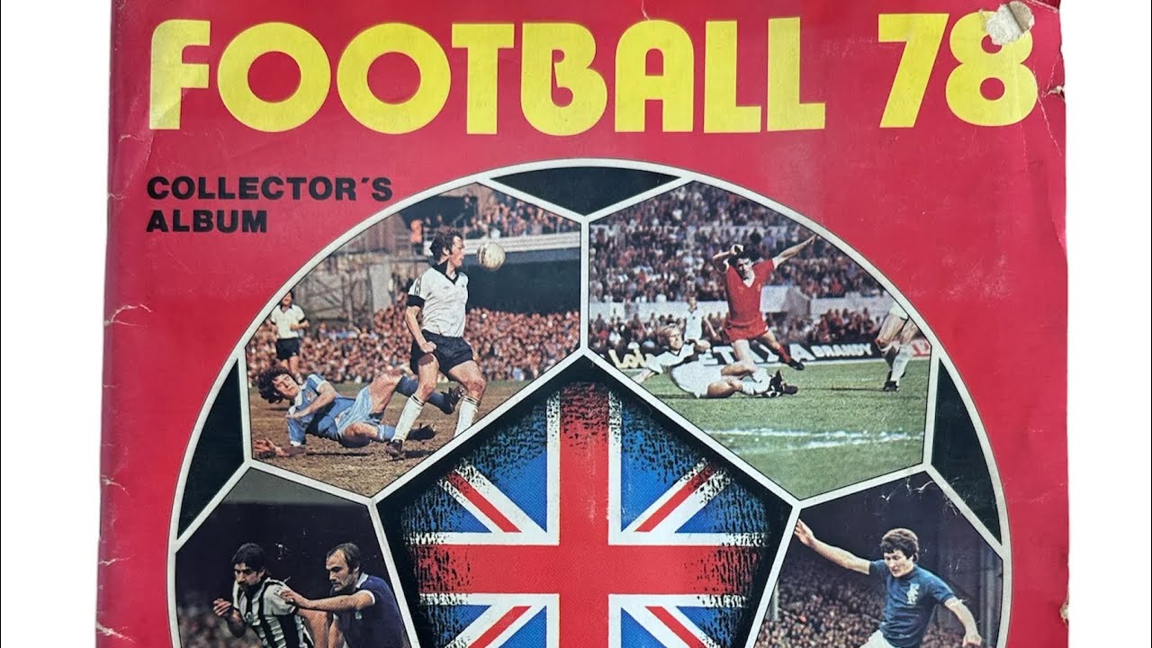 Винтажный коллекционный альбом наклеек Panini 1978 года - Football 78, полный комплект наклеек се...