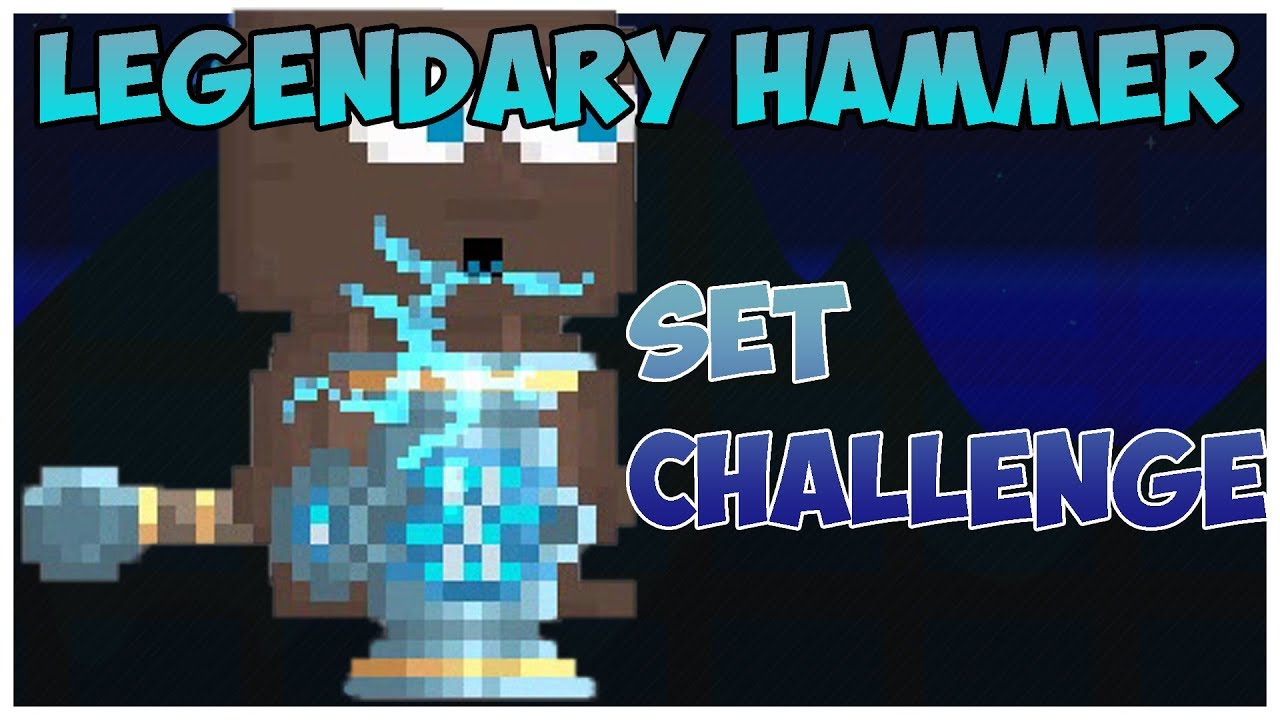 Legendary Hammer Set Challenge !│Growtopia