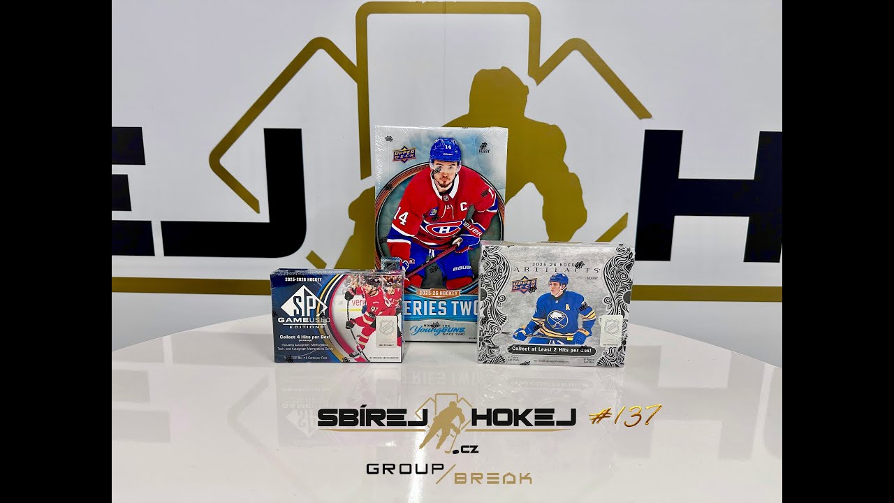 GROUP BREAK #137 TEAM BUY 3 BOX MIX živě na SbirejhokejCZ