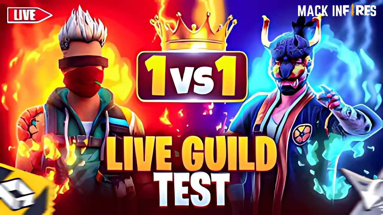 LIVE GUILD TEST | REDEEMCODE GIVEAWAY FF LIVE GIVEAWAY & GUILD TEST