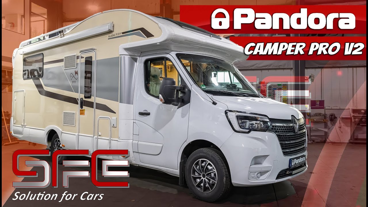 Alarmanlage im Renault Master Ahorn Alaska TQ Plus - Pandora Camper Pro V2