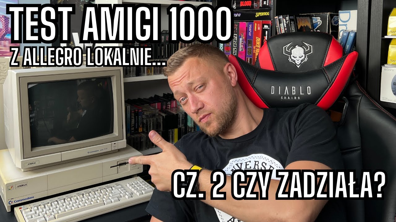 Test zestawu Amigi 1000 w stanie nieznanym, czy zadziała? Cz.2