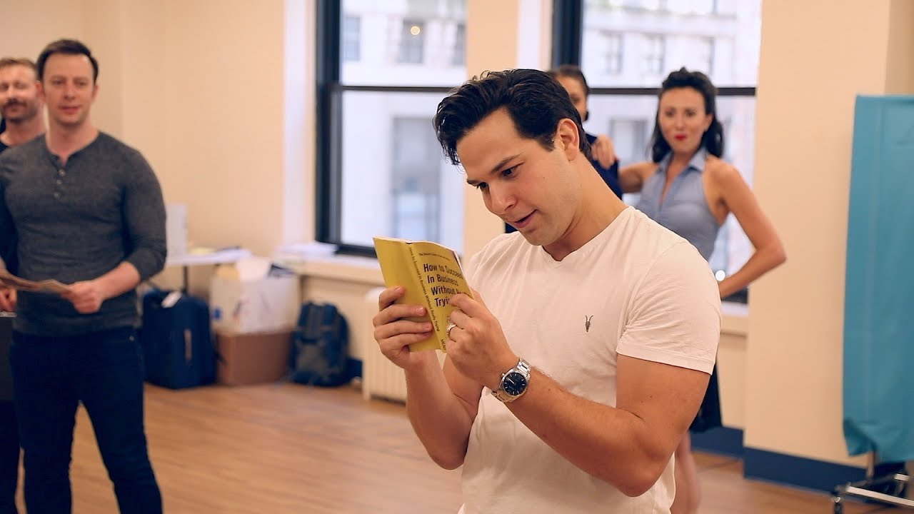 Skylar Astin, Betsy Wolfe and More in Rehearsal for HOW TO SUCCEED IN BUSINESS WITHOUT REALLY TRYING