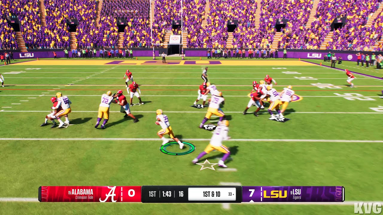 College Football 25 - Alabama Crimson Tide vs LSU Tigers - Gameplay (PS5 UHD) [4K60FPS]