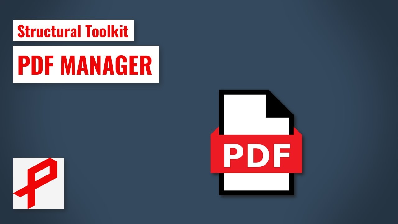 Structural Toolkit: PDF Manager