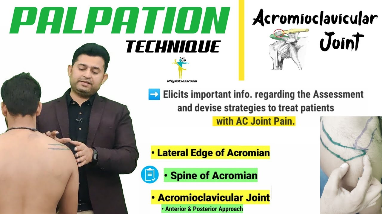 ACROMIOCLAVICULAR JOINT PALPATION ( AC Joint ) MADE EASY