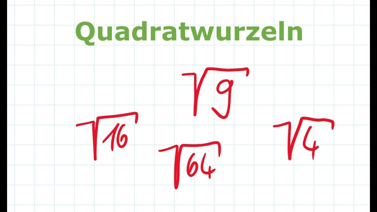 Quadratwurzeln - Was sind eigentlich Wurzeln? | Mathe einfach erklärt!