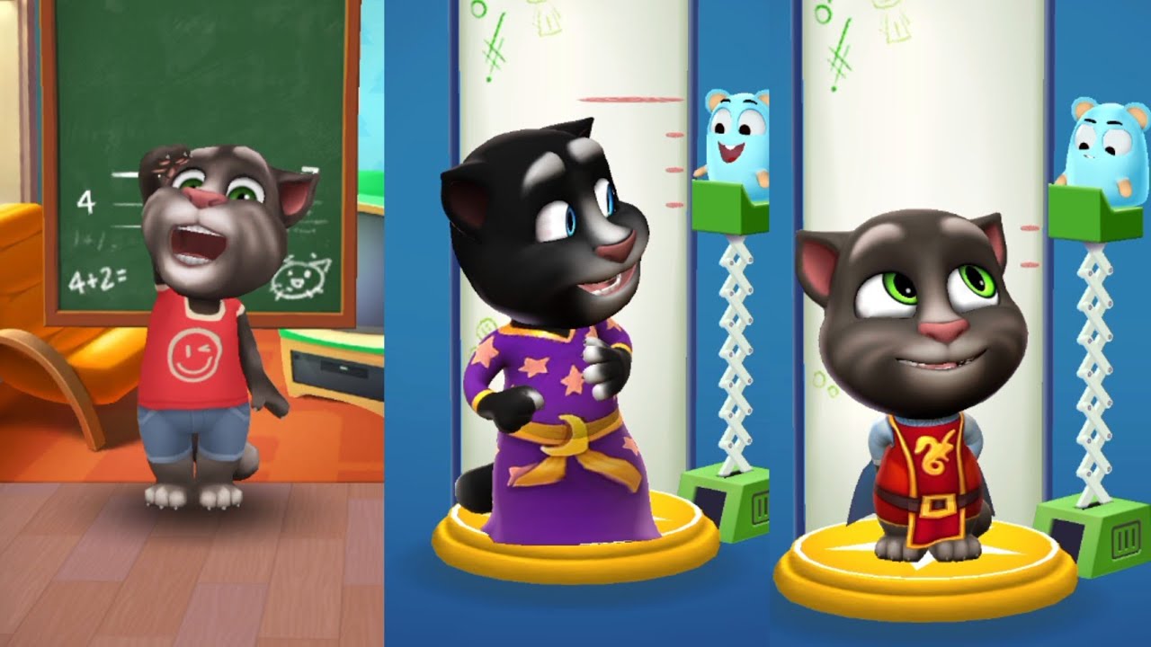 Level up in tom cat  vs tom 2 lite vs also tolder size
