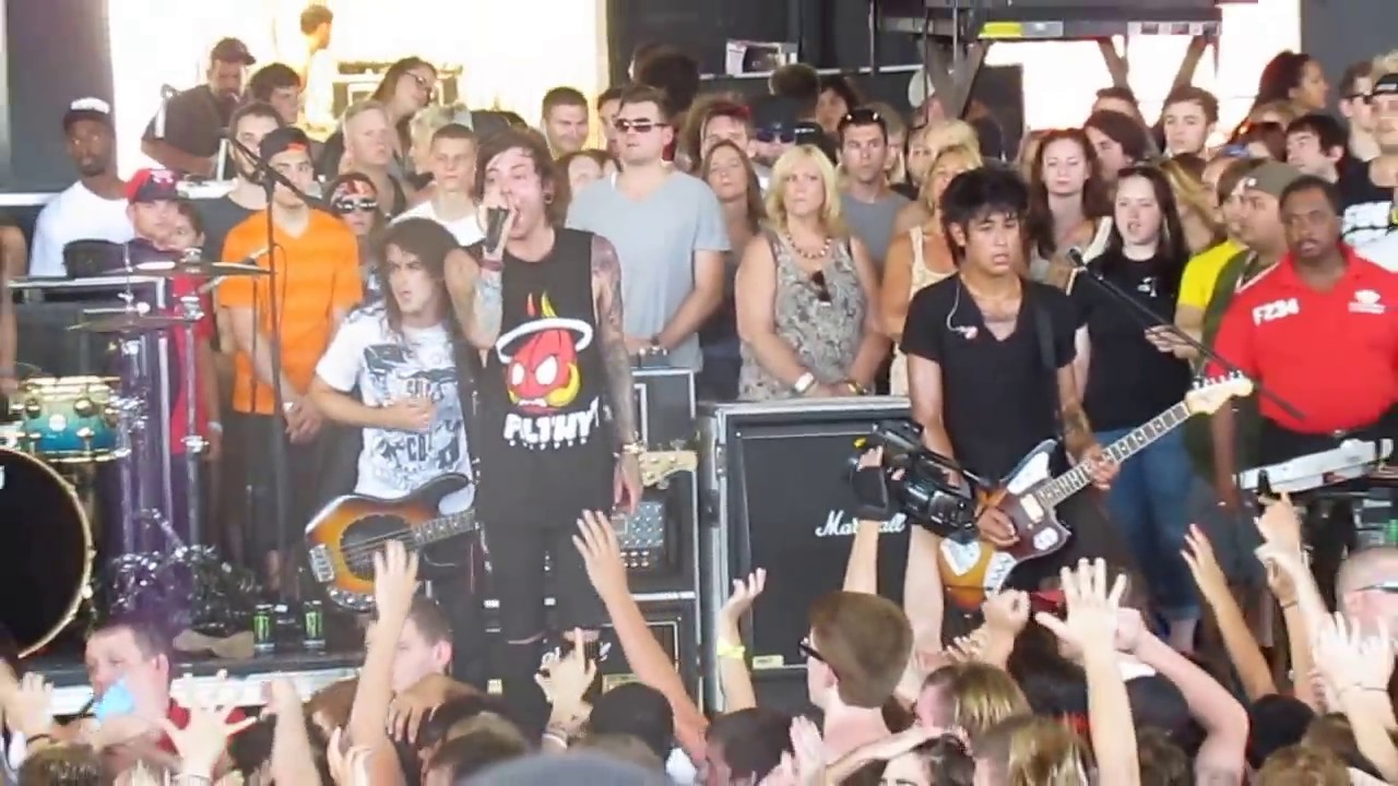 Breathe Carolina WOOLY LIVE Warped Tour 2012 Milwaukee pt 2