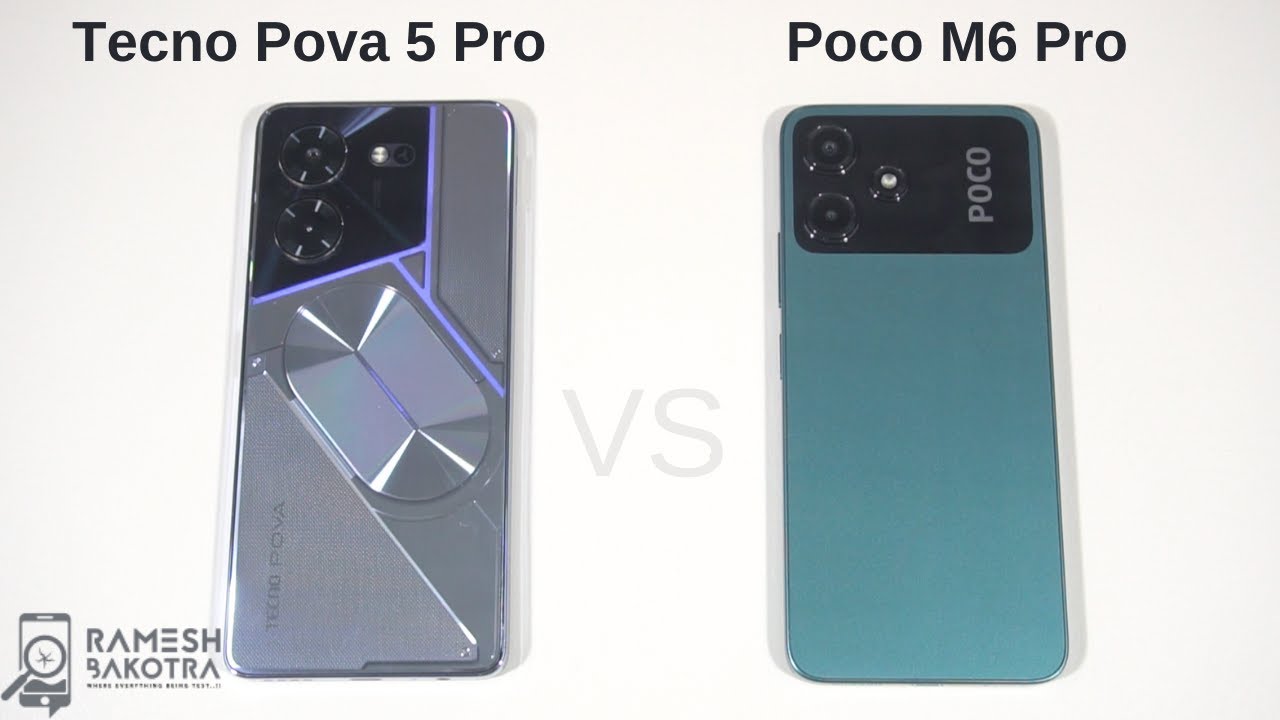 Tecno Pova 5 Pro 5g vs Poco M6 Pro 5g Speed Test and Camera Comparison