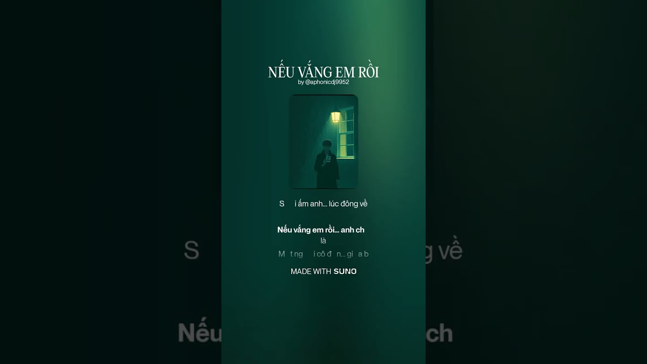NẾU VẮNG EM RỒI