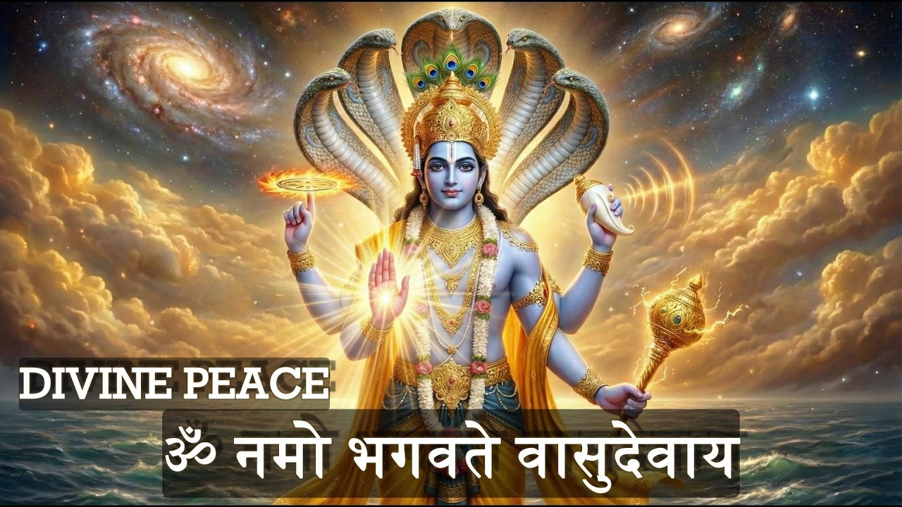 ॐ नमो भगवते वासुदेवाय | अत्यंत मधुर एवं भावपूर्ण मंत्र | Divine Bhakti Mantra - Peace & Protection