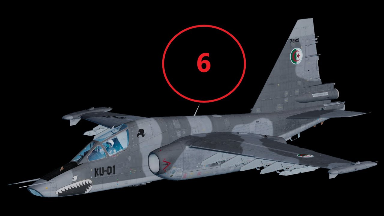 DCS World | سوخوي-25 __قنابل مضادة للمطارات