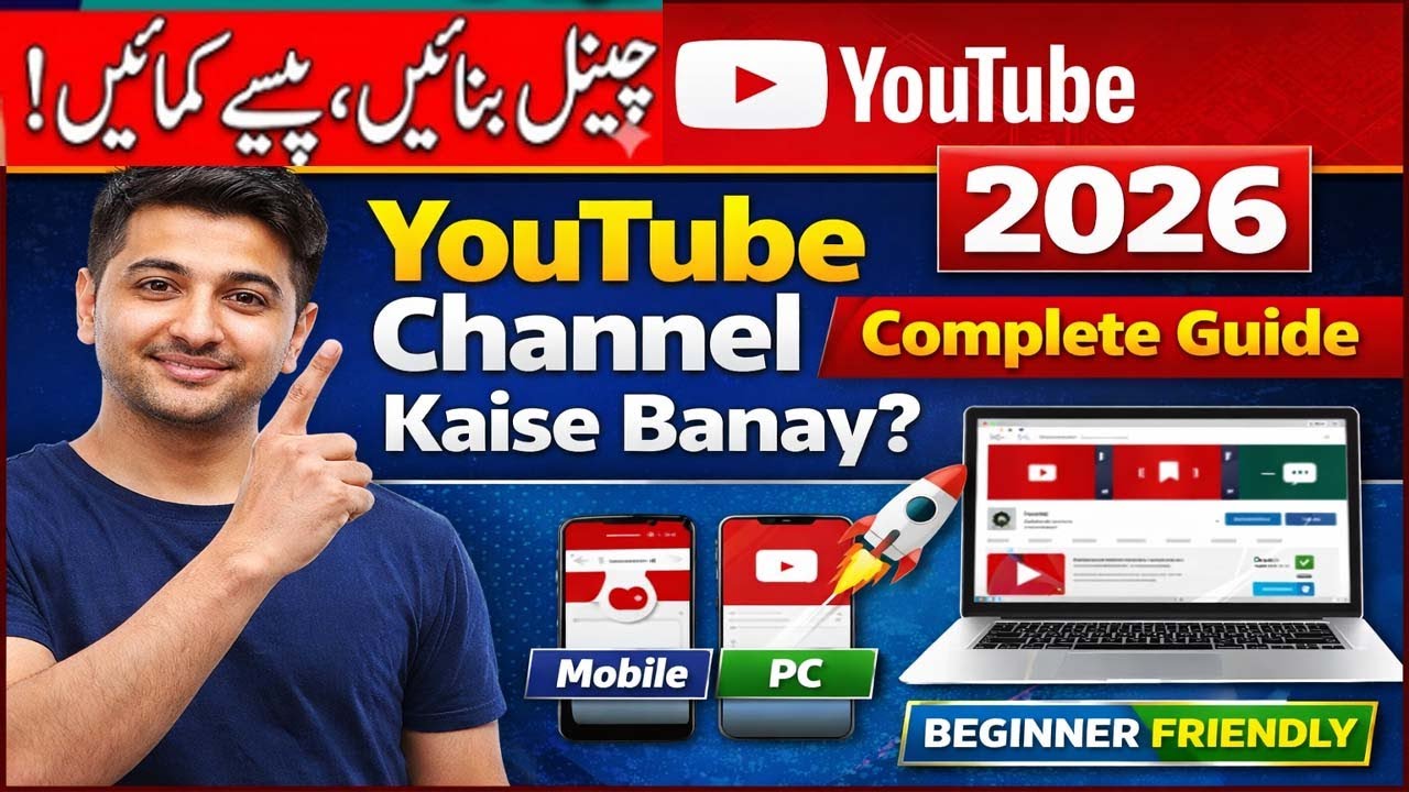 How to Create YouTube Channel 2026 YouTube Channel Kaise Banaye   YouTube Banane Ka Tarika