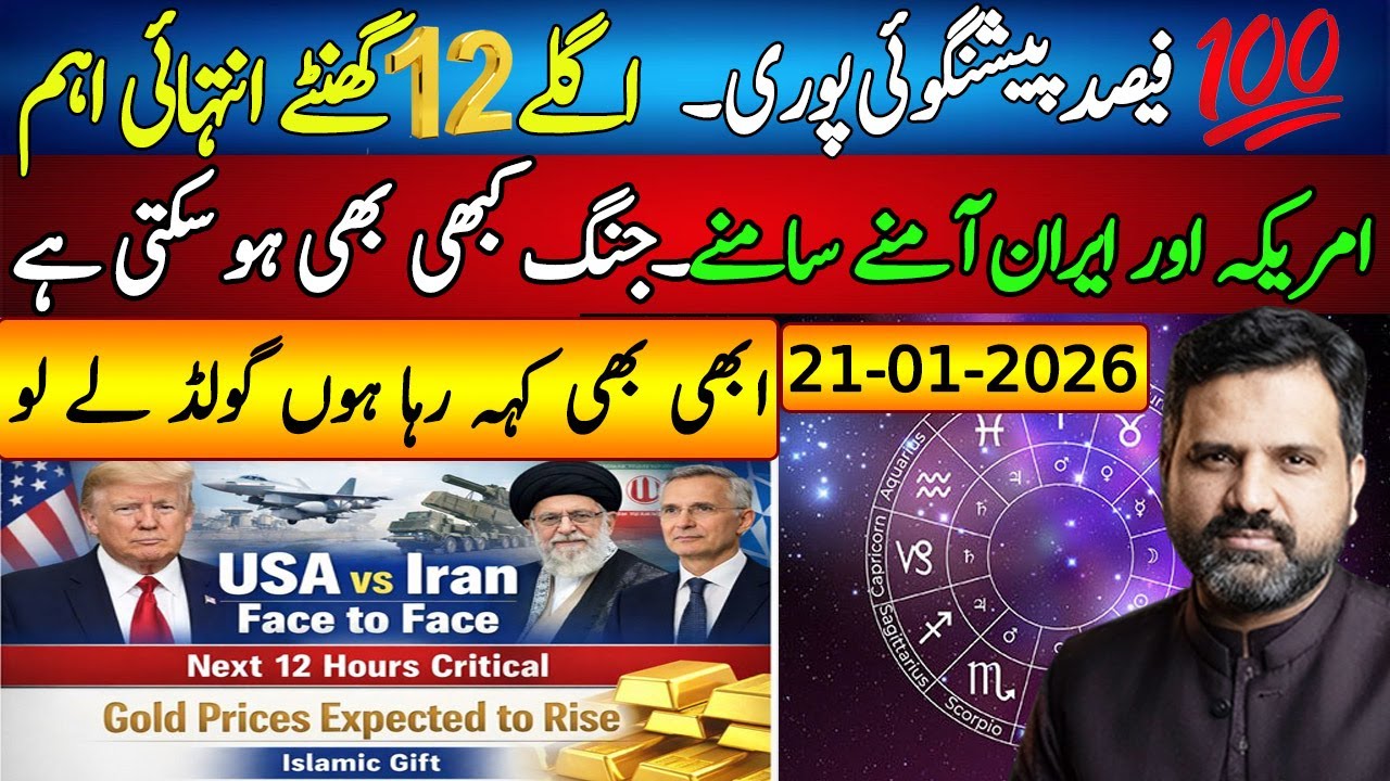 100% True Prediction | Us & Iran Face to Face | Next 12 Hours Are Critical | Muhammad Osama Ali