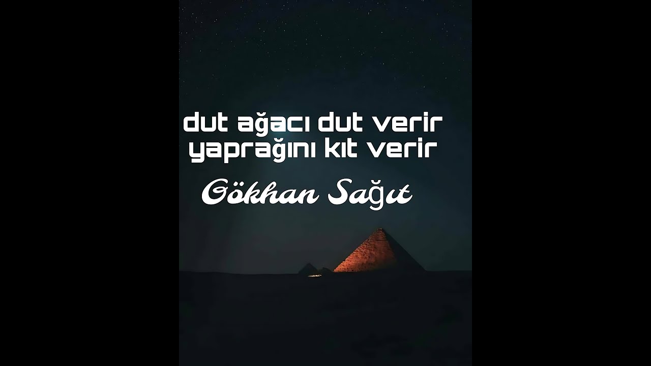 dut ağacı dut verir - yaprağını kıt verir - Süleyman Tosun