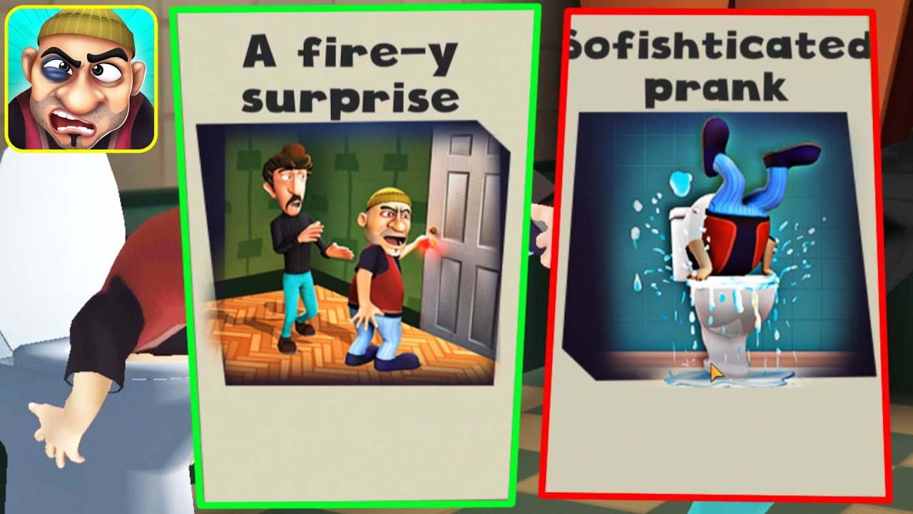 Scary Robber Home Clash  - New Update A fire y surprise & Sofishticated prank