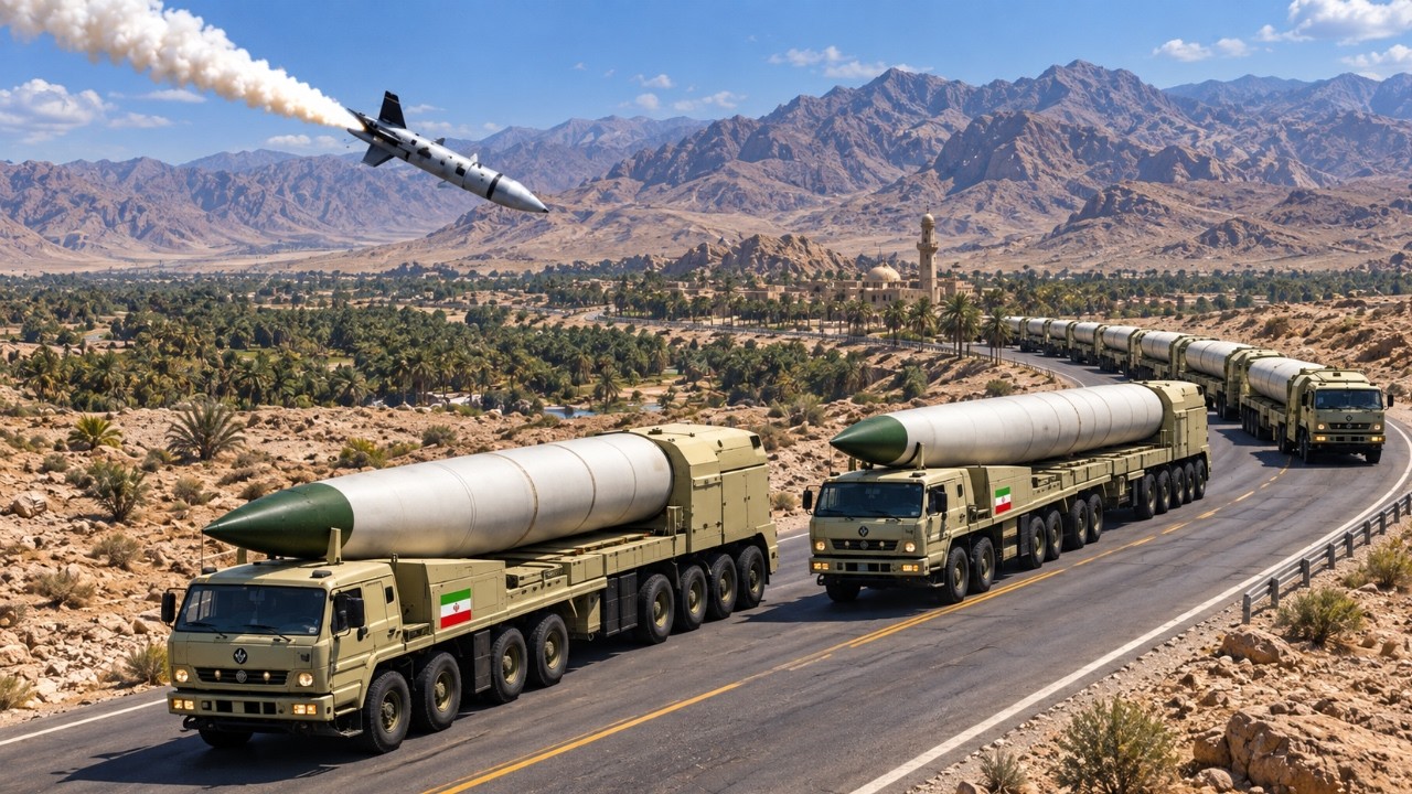 U.S. Forces Successfully HIT Iran's Ballistic Missile Ammo Convoy by Long-Range Missiles!: MiL SiM