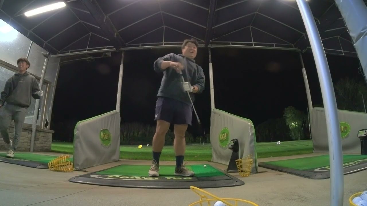 10/23/25 McGolf Range Session (Simulating Pinehurst No. 2) Bumped into 