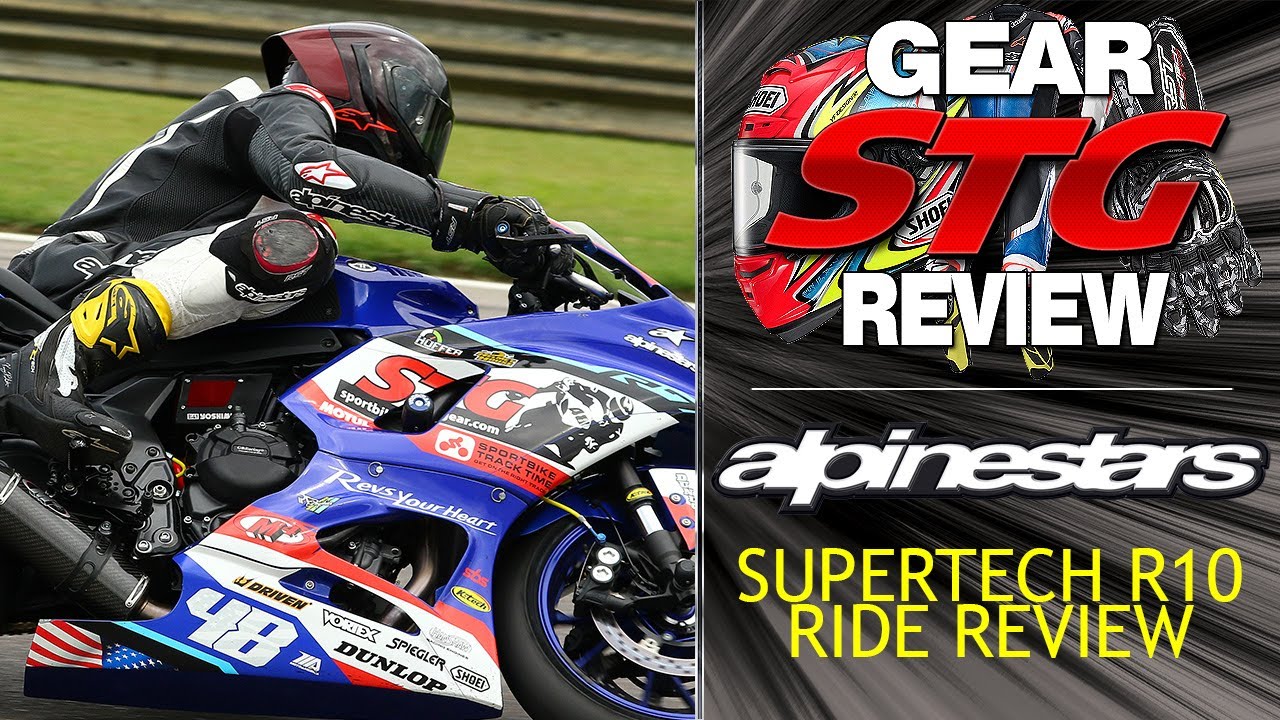 Alpinestars Supertech R10 Helmet Ride Review from Sportbiketrackgear.com