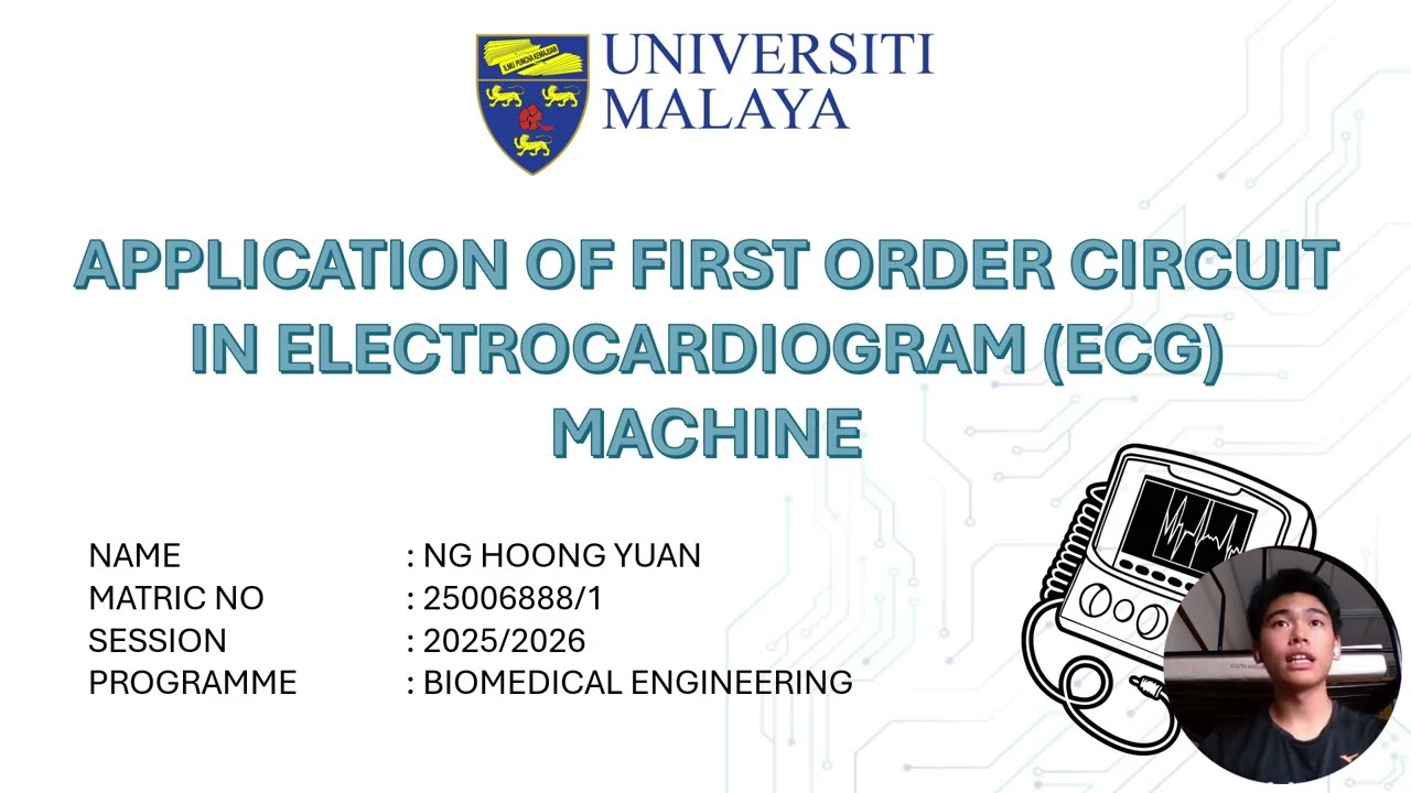 Application of First Order Circuit in ECG Machine
