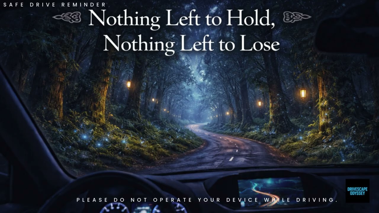 Nothing Left to Hold, Nothing Left to Lose | Celtic Trance Night Drive BGM | DriveScape Odyssey
