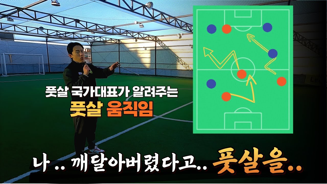 풋살의 눈.. 뜨게 해줍니다. 클릭하세요!(풋살 국가대표가 알려주는 움직임)