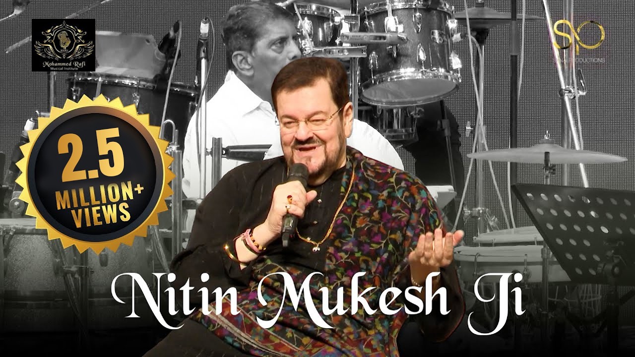 Nitin Mukesh Ji Speech Rafi Sahab Show Name Sau Saal Pehle