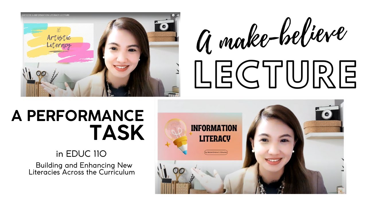ARTISTIC LITERACY & INFORMATION LITERACY (A MAKE-BELIEVE LECTURE)