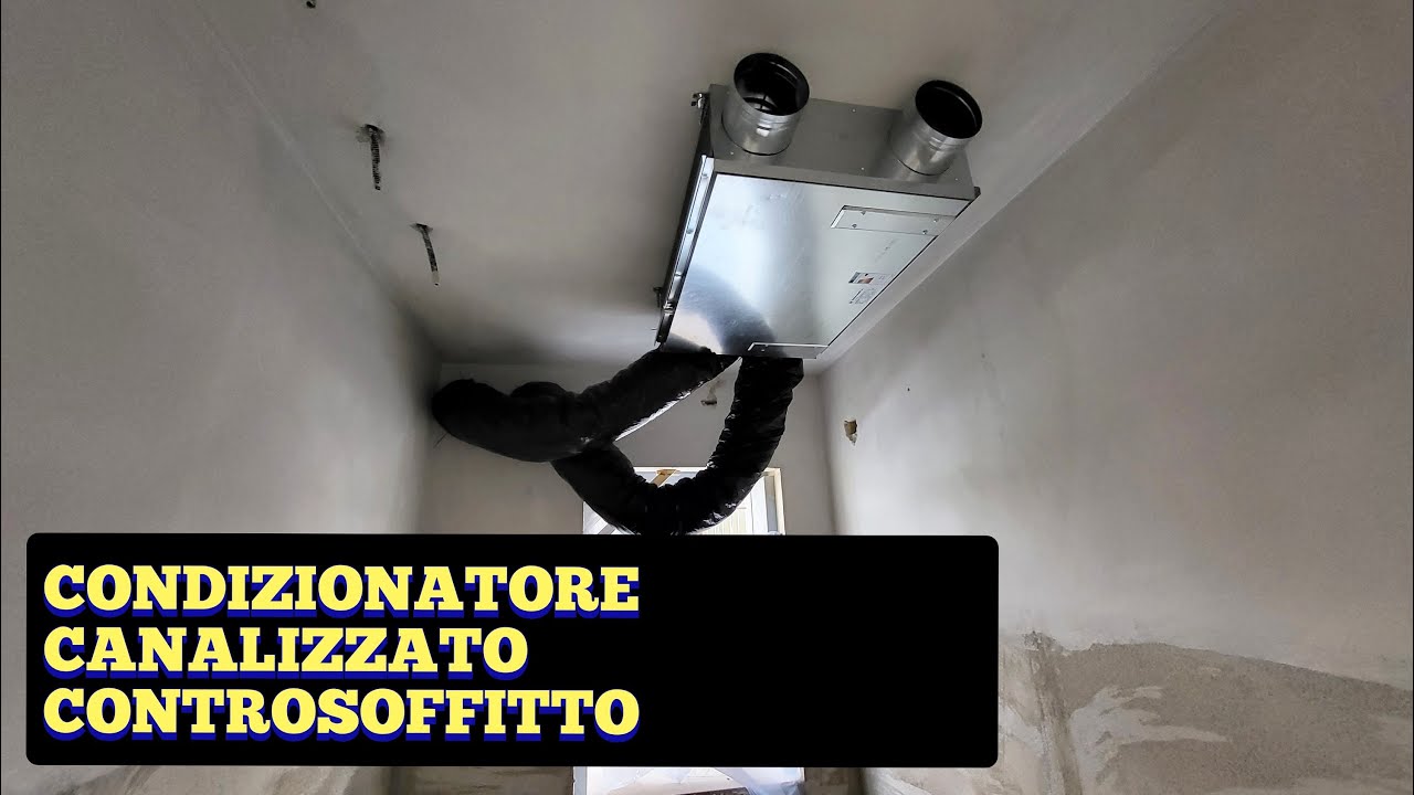 CONDIZIONATORE CANALIZZATO MOTORIZZATO CONTROSOFFITTO SYSTEM AIR CON RICAMBIO ARIA