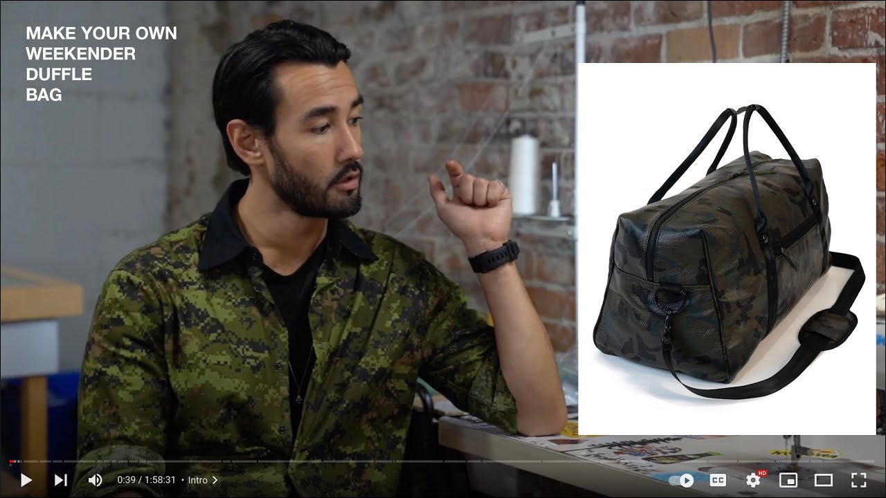 How to Make a Leather Duffle Bag