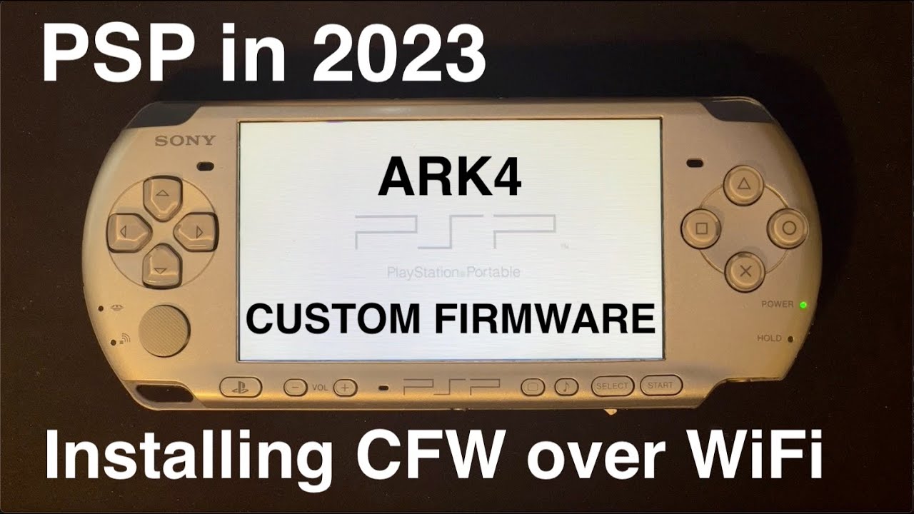 How to Install ARK CFW on a PSP over WiFi (no computer required!) !!updated version in description!!