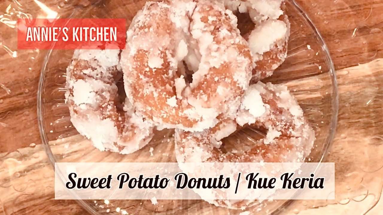 How to Make Sweet Potato Donuts / Kuih Keria / Kue Keria #sweetpotatodonuts #sweetpotatosnack #donut
