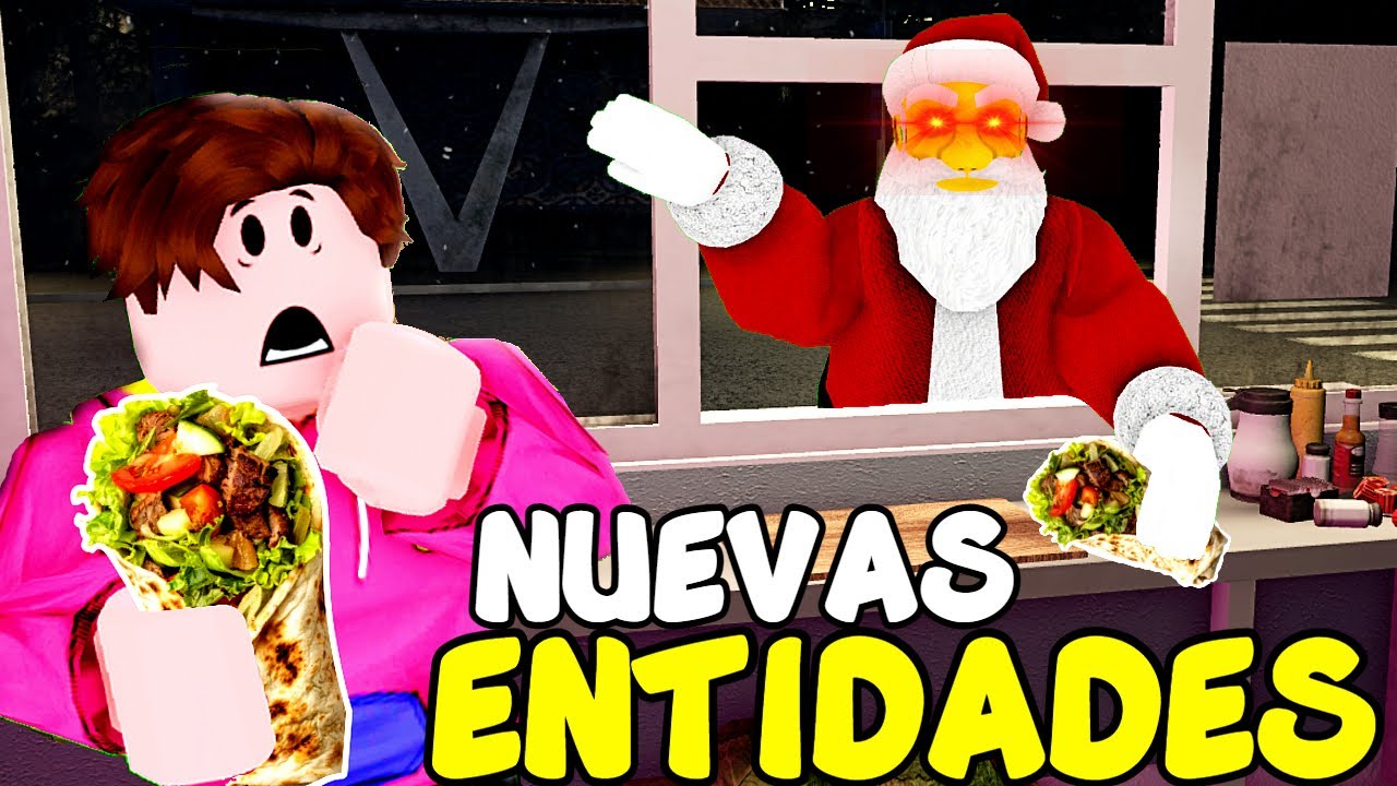 SOBREVIVIMOS a NUEVAS ENTIDADES en Scary Shawarma Kiosk ROBLOX