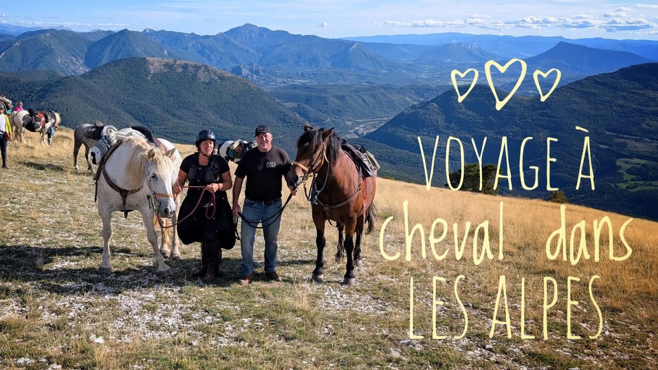 Mon premier voyage à cheval dans les Alpes ❤️