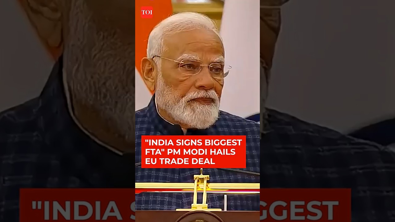 India Signs Biggest Free Trade Agreement with EU: PM Modi