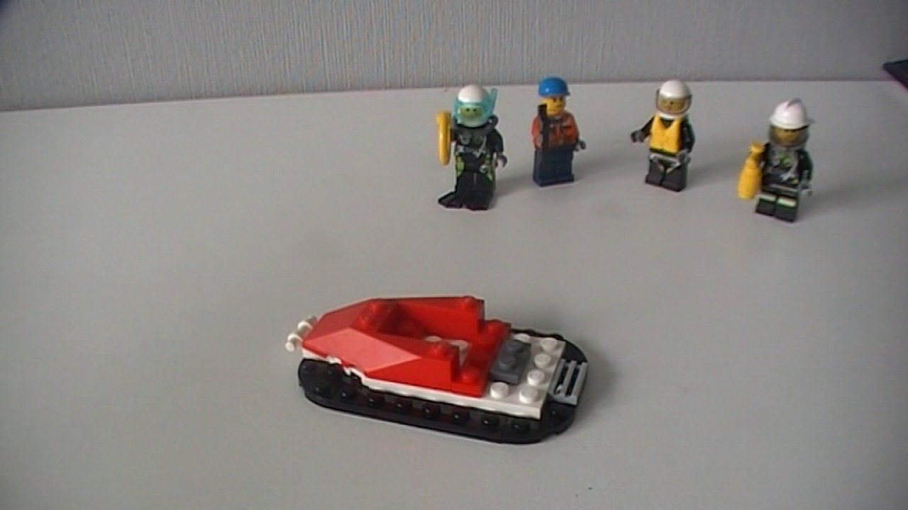 LEGO - Bouwen kleine brandweerboot met vlot