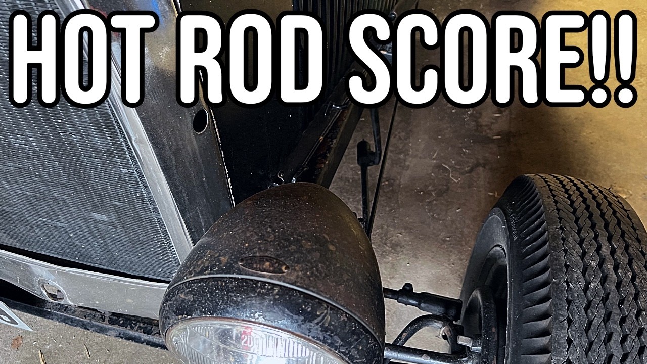 I finally did it! I scored a HOT ROD! #rodsandkustomswithlars #hotrod #fordmodela #classic