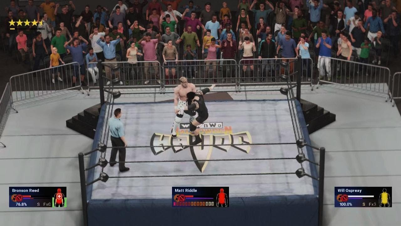 Will Ospreay Vs. Matt Riddle Vs. Bronson Reed